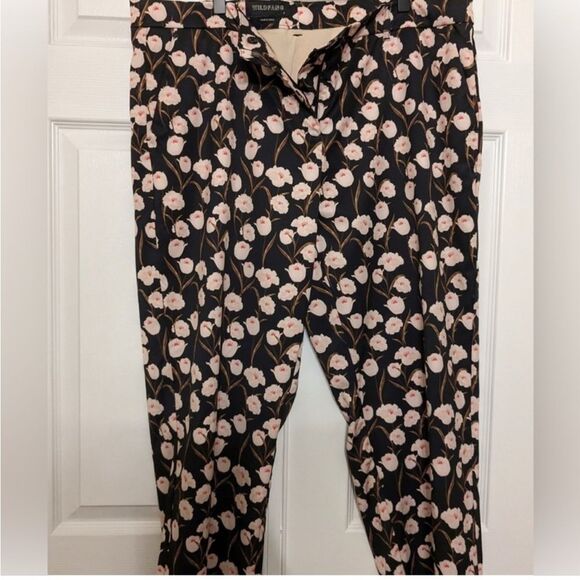 WildFang Empower Trouser NWT Size 18 Floral Blooms Pattern Ankle Length Pants - Picture 5 of 11